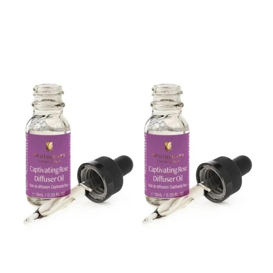 Dr Botanicals Captivating Rose Diffuser Oil Twin Value Savings Pack 10ml