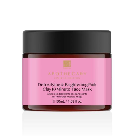 Dr Botanicals Detoxifying & Brightening Pink Clay 10 Minute Face Mask 50ml