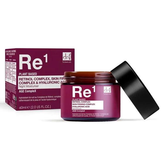 Dr Botanicals Retinol Complex 1%, Skin Tightening Complex 1% & Hyaluronic Acid 1% Night Moisturiser 60ml