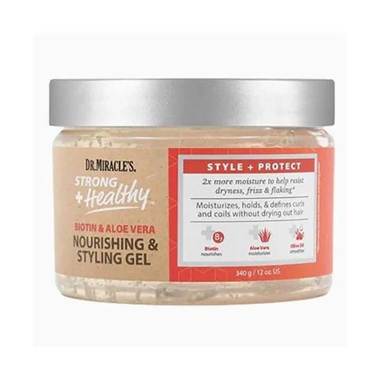 Dr. Miracle's Strong Plus Healthy Biotin & Aloe Vera Nourishing & Styling Gel