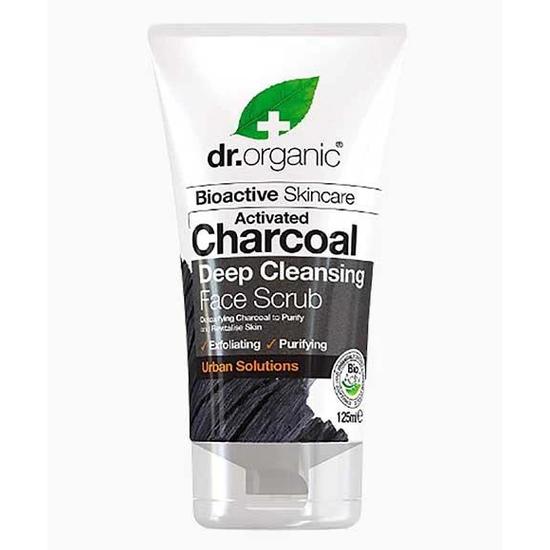 Dr. Organic Bioactive Skin Care Activated Charcoal Deep Cleansing Face Scrub 125ml