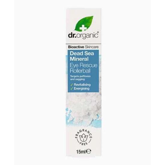 Dr. Organic Bioactive Skin Care Dead Sea Mineral Eye Rescue Rollerball 15ml