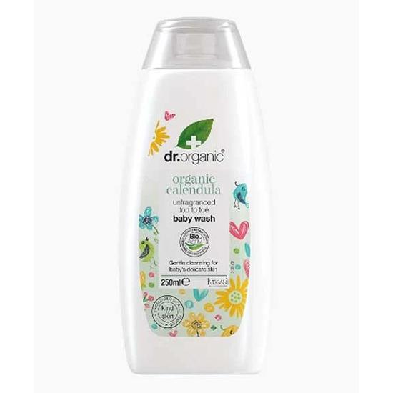 Dr. Organic Organic Calendula Unfragranced Baby Wash 250ml