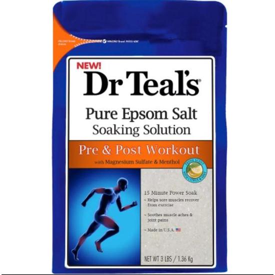 Dr Teal's Pre & Post Workout Soaking Salt Solution 1.36kg