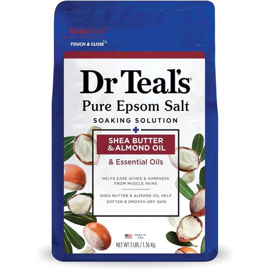 Dr Teal's Shea Butter & Almond Oil Epsom Salt 454g