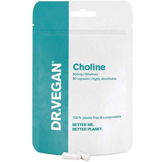 Dr Vegan Choline Bitartrate 600mg Capsules 60 Capsules