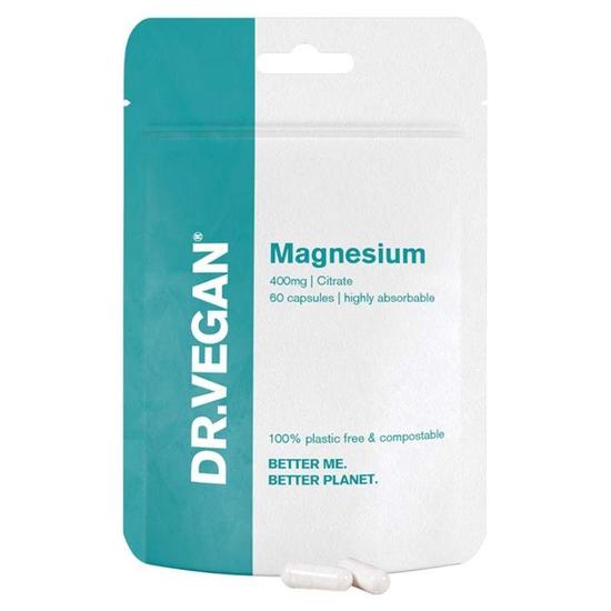 Dr Vegan Magnesium Citrate 400mg Capsules 60 Capsules