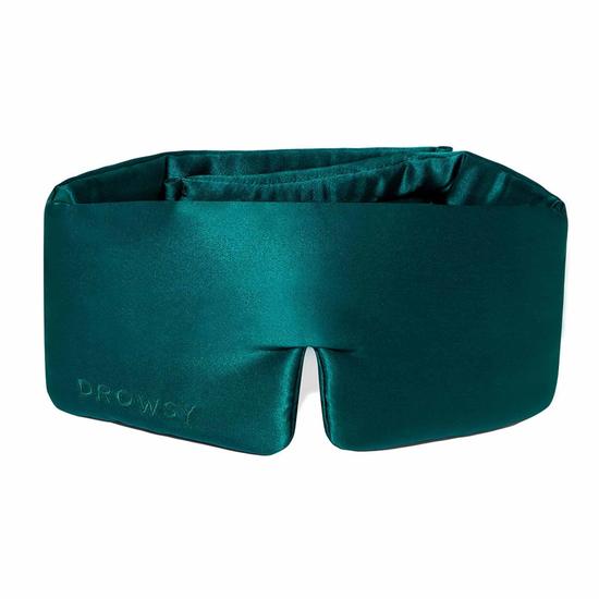 Drowsy Silk Sleep Mask Green Sapphire