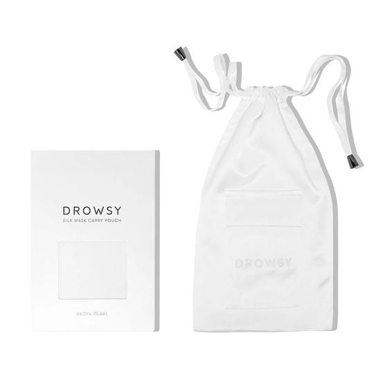 Drowsy Sleep Co Akoya Pearl Silk Carry Pouch