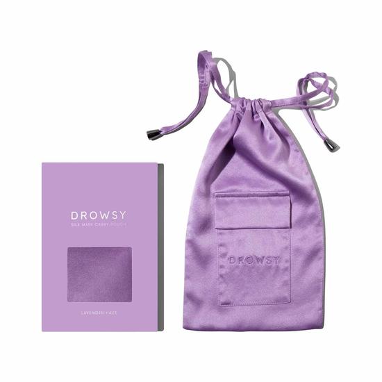 Drowsy Sleep Co Lavender Haze Silk Carry Pouch