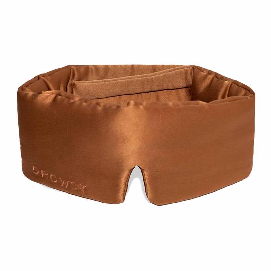 Drowsy Sleep Co Pumpkin Spice Silk Sleep Mask