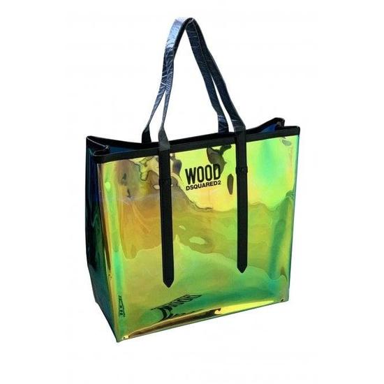 Dsquared2 Wood Tote Mirroring Bag Large