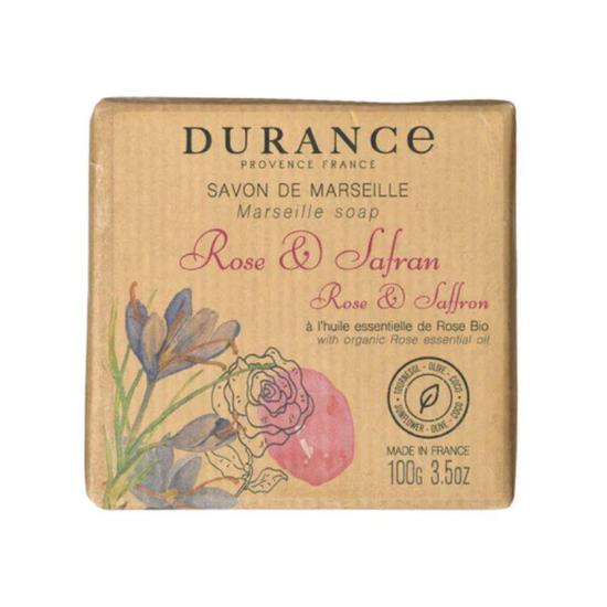 Durance Rose & Saffron Marseille Soap 100g