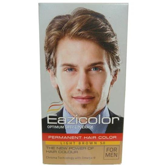 EAZICOLOR Permanent Hair Colour Light Brown 5.0 35ml