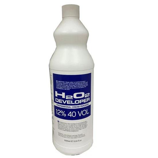 Ebe H2o2 Developer Professional Cream Peroxide 1000ml / 12% 40 VOL