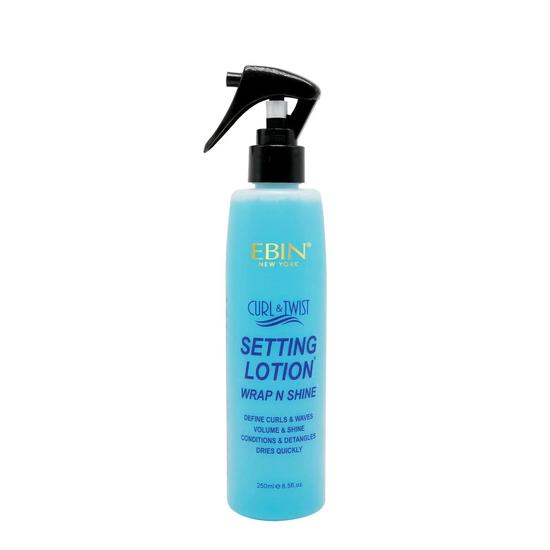 Ebin New York Curl & Twist Wrap N Shine Setting Lotion 250ml