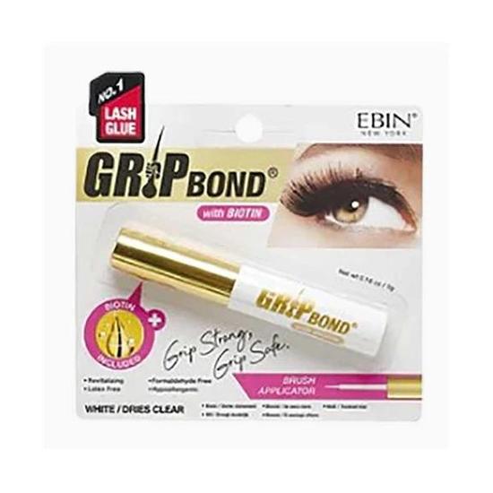 Ebin New York Grip Bond Biotin White Lash Glue 5 g