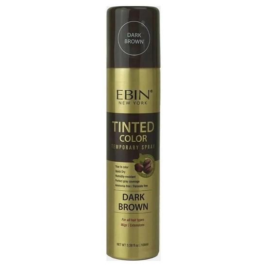 Ebin New York Tinted Colour Temporary Spray Dark Brown