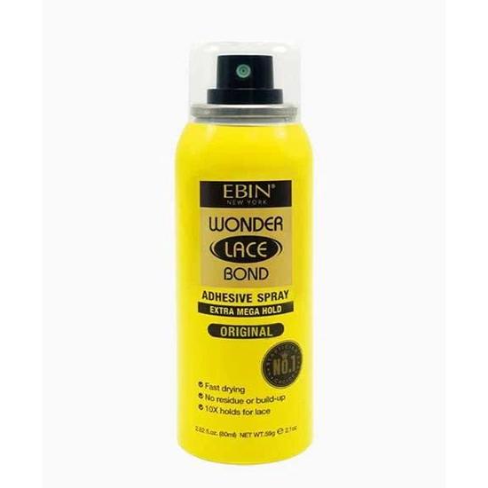 Ebin New York Wonder Lace Bond Adhesive Extra Mega Hold Spray Original 180ml