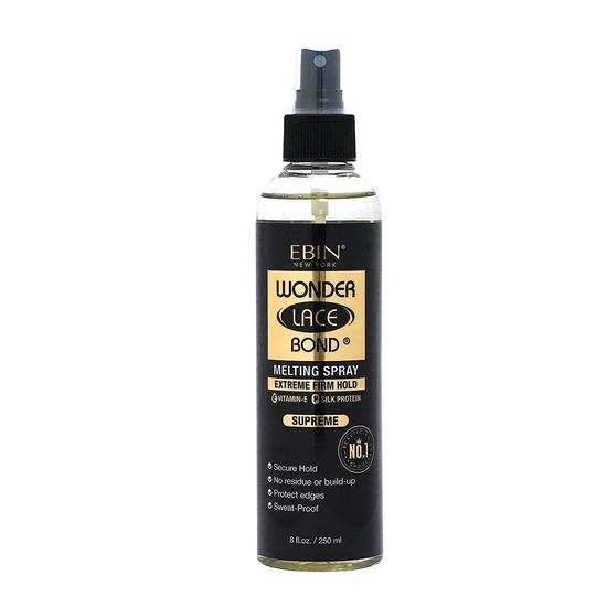 Ebin New York Wonder Lace Bond Supreme Melting Spray Extreme Firm Hold 250ml