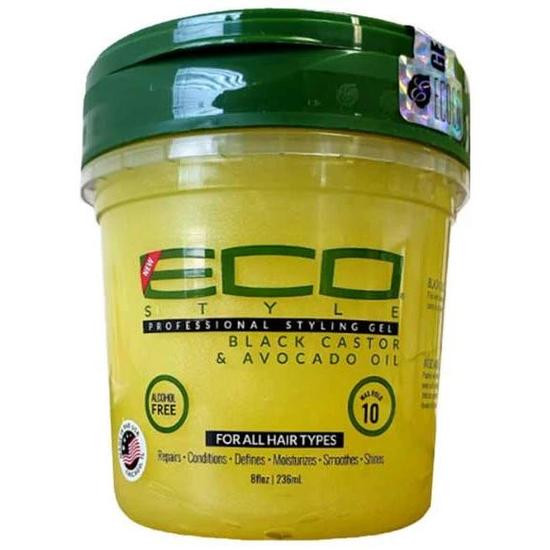 Eco Style Eco Styler Black Castor & Avocado Oil Hair Gel 236ml