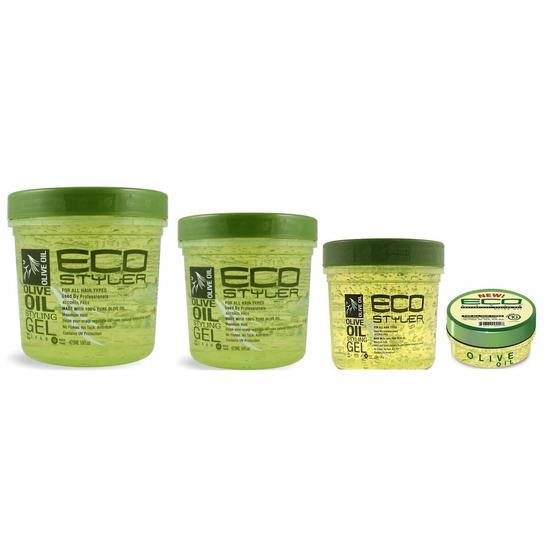 Eco Style Professional Styling Gel Olive Oil Max Hold Alcohol All Sizes 89ml