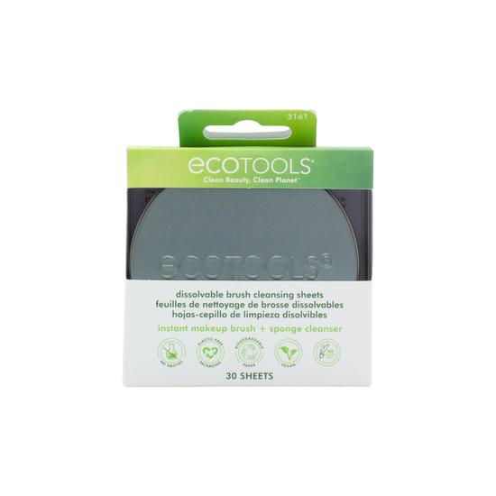 EcoTools Dissolvable Brush Cleaning Sheets 30 Sheets