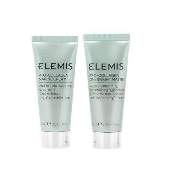 ELEMIS Pro-Collagen Duo Marine Cream & Overnight Matrix 2 x 15ml