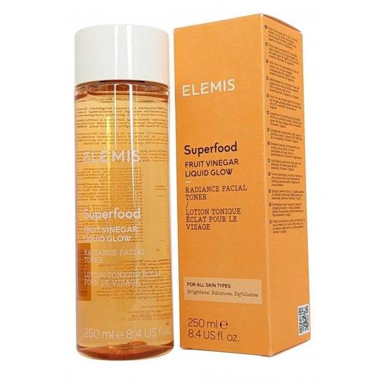 ELEMIS Superfood Superfood Radiance Facial Toner Liquid Glow Apple, Apricot, Cactus Fruit Vinegar 250ml