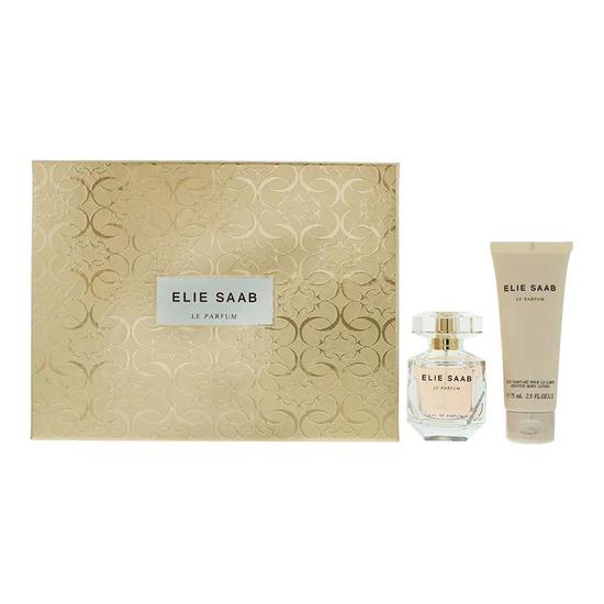 Elie Saab Le Parfum Gift Set: Eau De Parfum 50ml Body Lotion 75ml 2 Piece