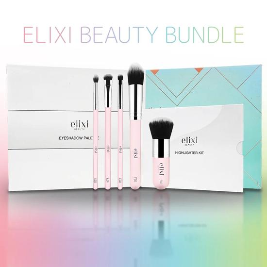 Elixi Beauty Palette & Makeup Brush Collection Beauty Mix