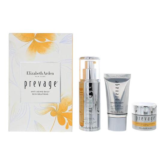 Elizabeth Arden Prevage Gift Set: Daily Serum 30ml Moisturising Cream 15ml Overnight Cream 15ml 3 Piece