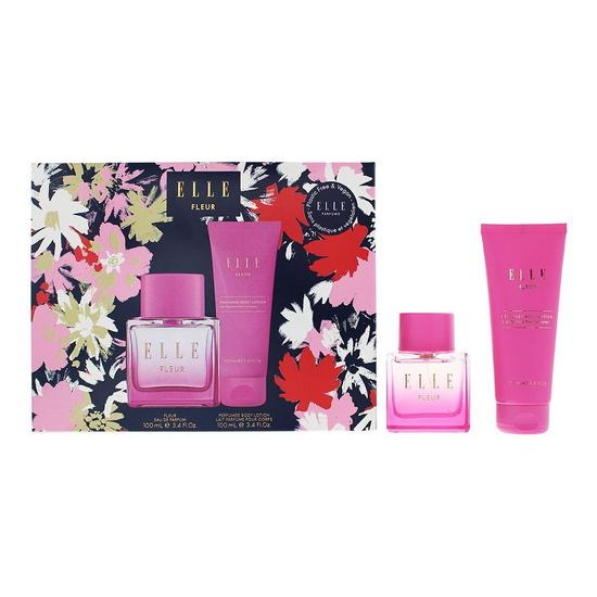 Elle Fleur Eau De Parfum 100ml + Body Lotion 100ml Gift Set For Her 100ml