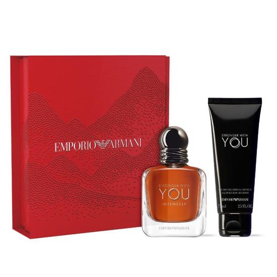 Emporio Armani Stronger With You Intensely Eau De Parfum Gift Set 50ml