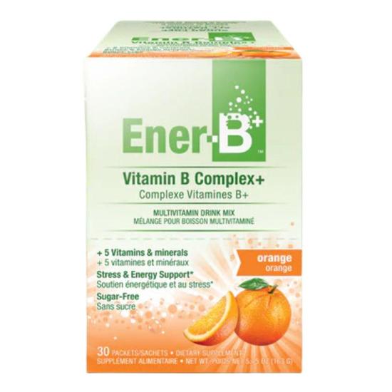 Ener-Life Ener-C Ener-B Vitamin B Complex+ Orange Sachets 30 Sachets