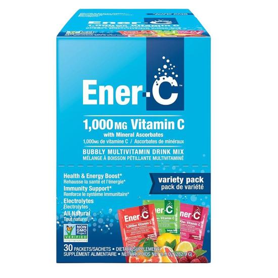 Ener-Life Ener-C Multivitamin Drink Variety Pack Sachets 30 Sachets