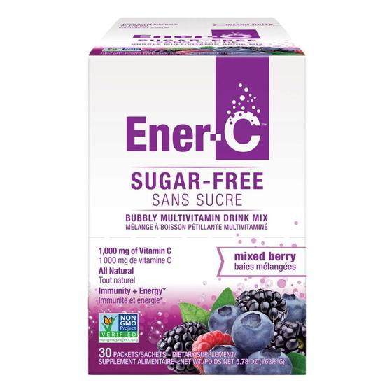 Ener-Life Ener-C Sugar Free Multivitamin Drink Mixed Berry Sachets 30 Sachets