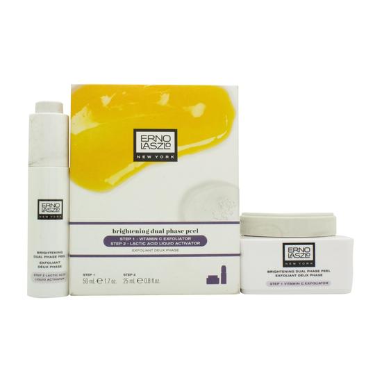 Erno Laszlo Brightening Dual-Phase Peel Gift Set 50ml Exfoliator + 25ml Peel