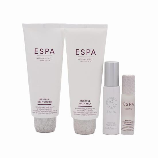 ESPA Restful Collection With Silk Eye Mask Imperfect Box