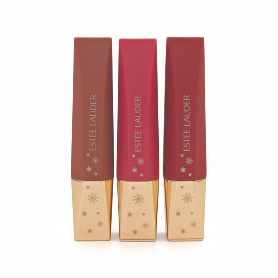 Estée Lauder Super Plush Lips Gift Set 3 x 9ml (Imperfect Box)