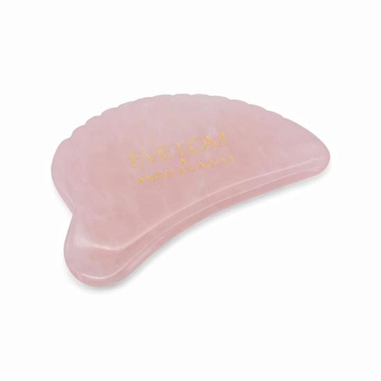 Eve Lom X Angela Caglia Natural Rose Quartz Gua Sha Facial Tool Imperfect Box