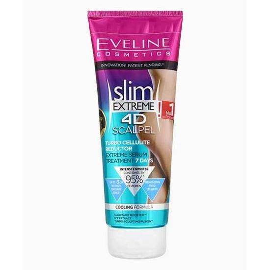 Eveline Slim Extreme 4d Scalpel Turbo Cellulite Reductor Extreme Serum Treatment 250ml