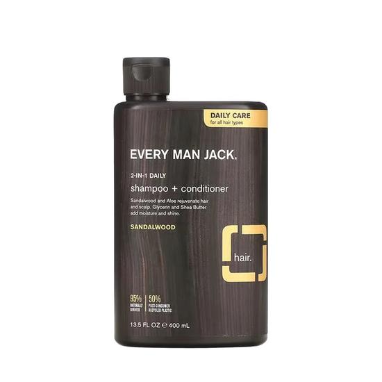 Every Man Jack Sandalwood Shampoo & Conditioner 400ml