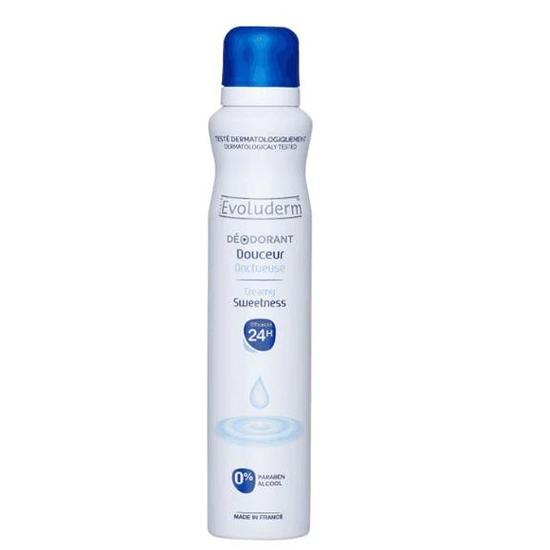 Evoluderm Creamy Sweetness 24h Deodorant Spray 200ml