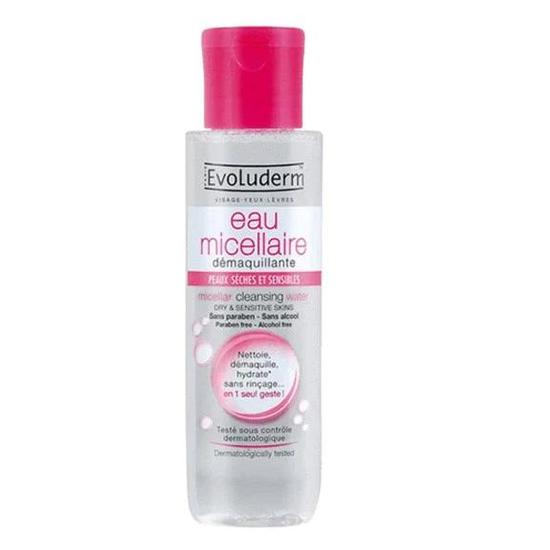 Evoluderm Micellar Cleansing Water For Dry & Sensitive Skins 250ml