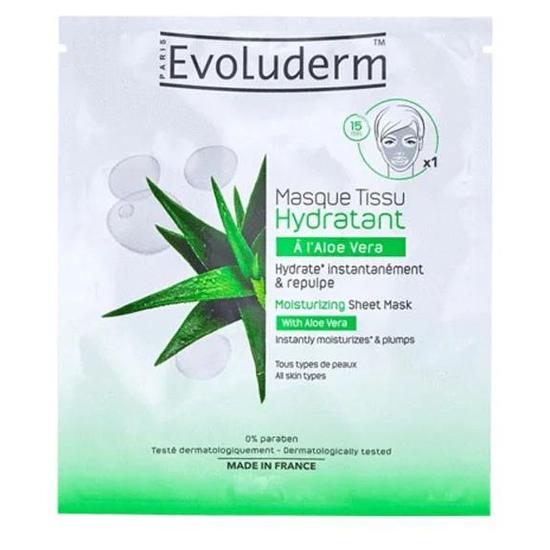 Evoluderm Moisturising Sheet Mask With Aloe Vera 19ml