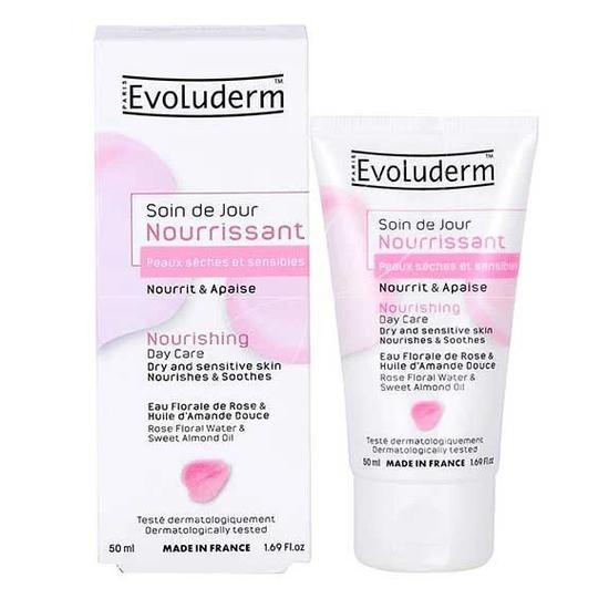 Evoluderm Nourishing Day Care Cream With Rose 50ml