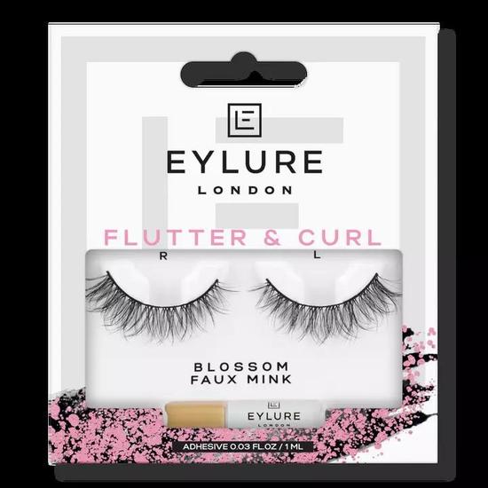 Eylure Blossom Faux Mink Flutter & Curl Eyelashes x 1