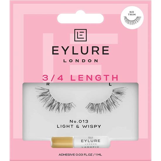 Eylure No. 013 3/4 Length False Lashes Black