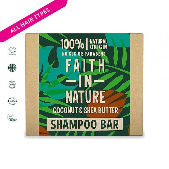 Faith in Nature Coconut & Shea Butter Shampoo Bar 85g